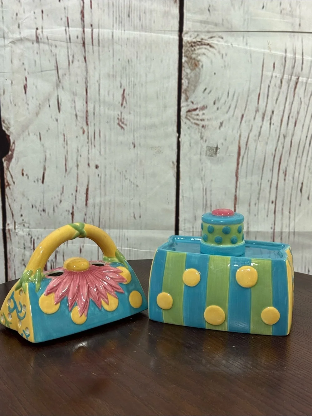 GreenLeaf Aroma Decor Fragrance Diffuser  decorative ceramic set of 2